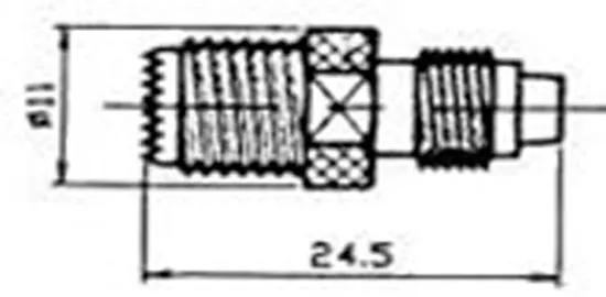 FME hembra a Mini-UHF hembra — imagen 2