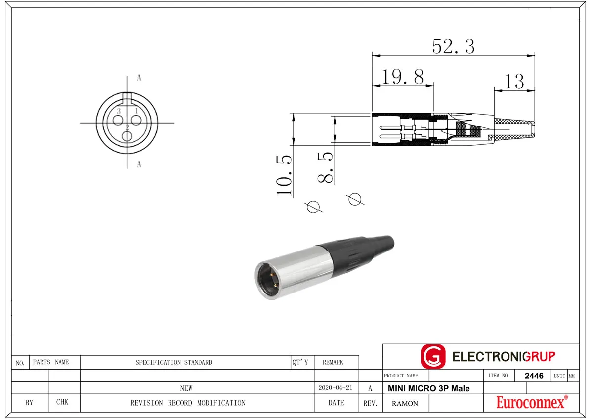 MINI MICRO MACHO, 3P — imagen 2