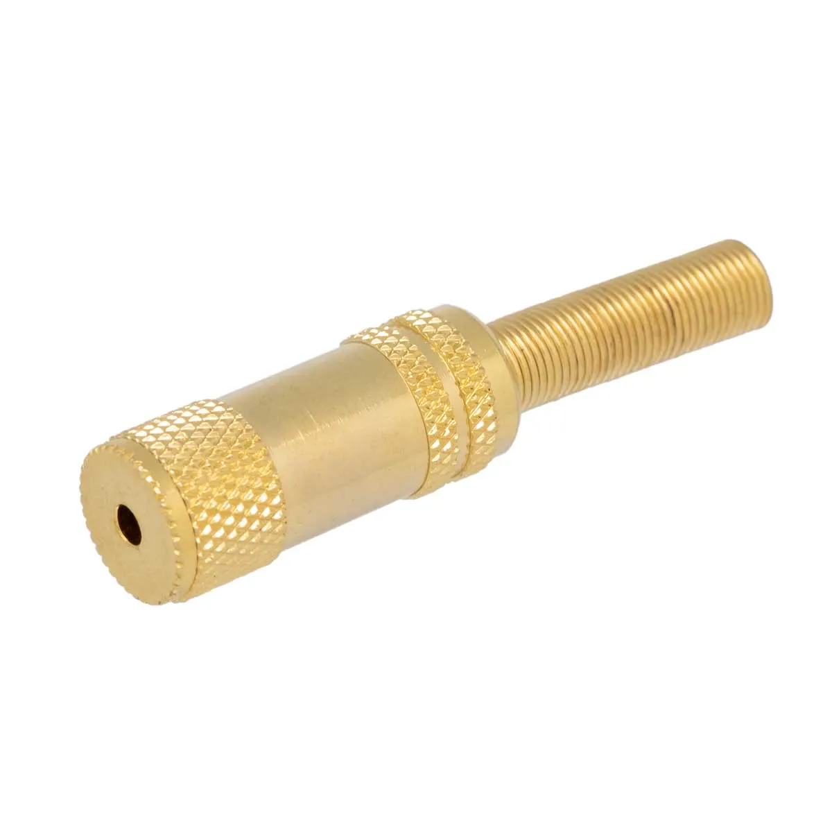 2.5mm HEMBRA AEREA ESTEREO, METAL DORADO — imagen 2