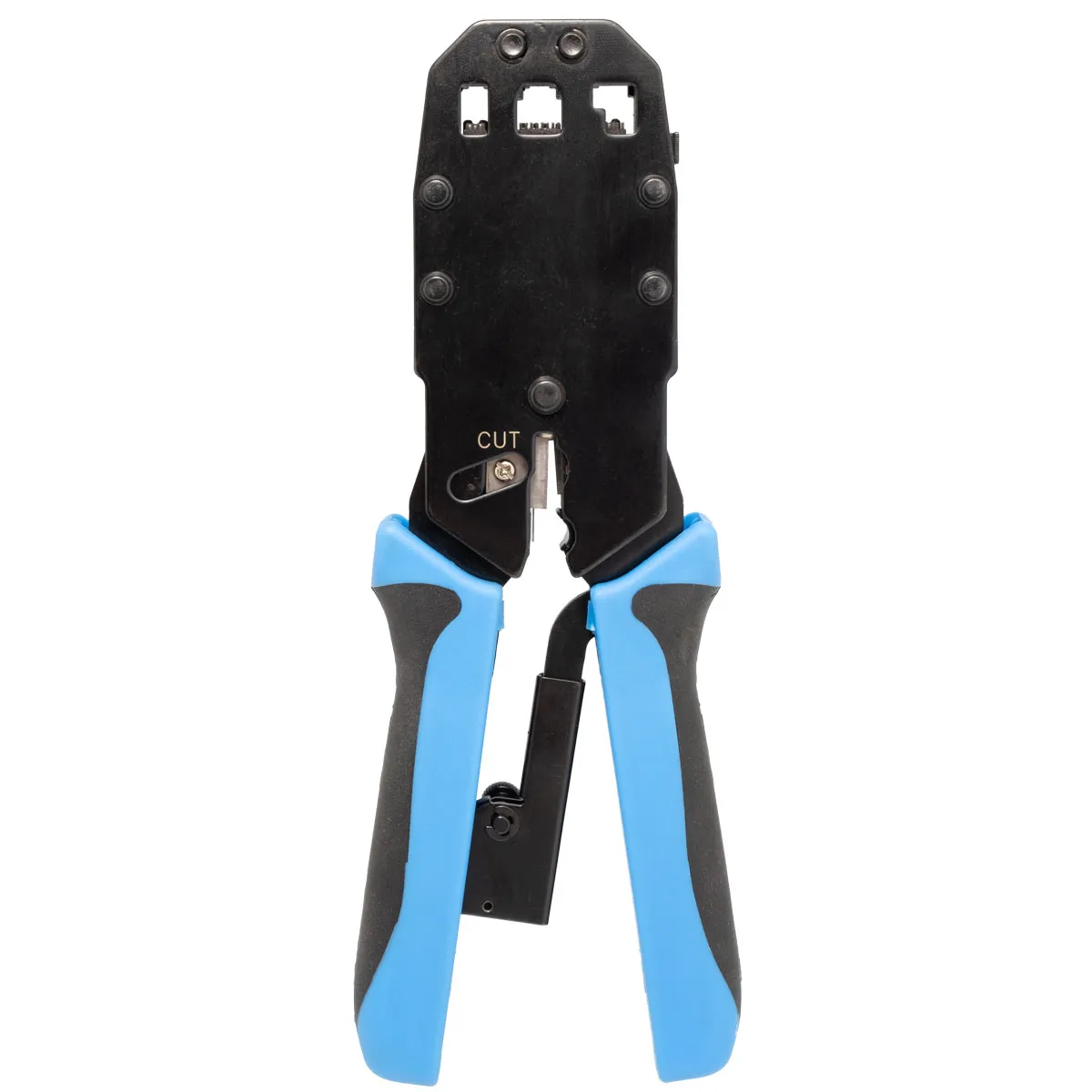 TENAZA CRIMPAR, COTAR Y PELAR, 10P10C, AMP 8P8C/RJ45, 6P6C/RJ12,6P4C/RJ11, 4P4C-4P2C, DEC 6P6C — imagen 2