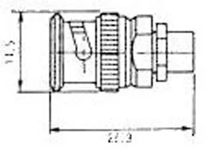 TWIN-BNC MACHO CRIMPAR, RG-108A/U — imagen 2