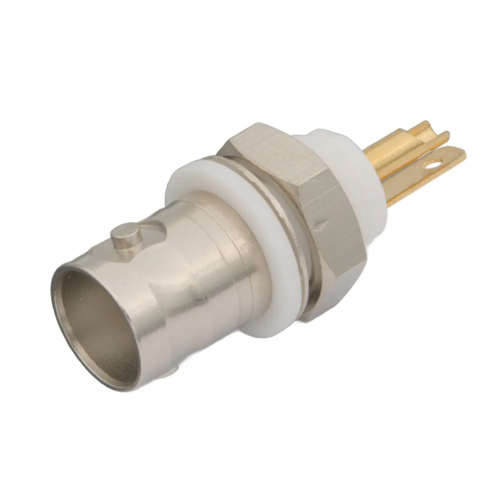 Conector BNC hembra chasis con contactos aislados