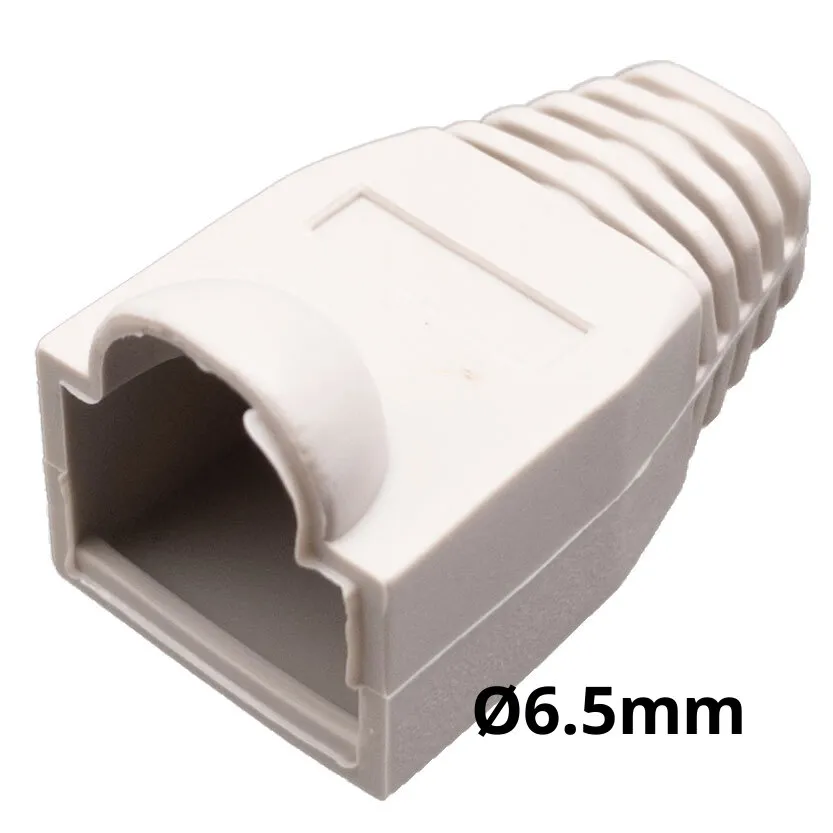 Capuchón protector para conector RJ45 para cable de Ø6.5mm con burbuja, Gris