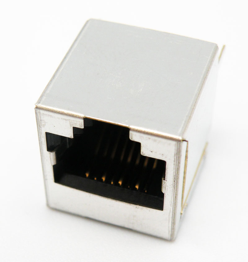 Base RJ45 STP 50U" (8P8C) para PCB, RECTA