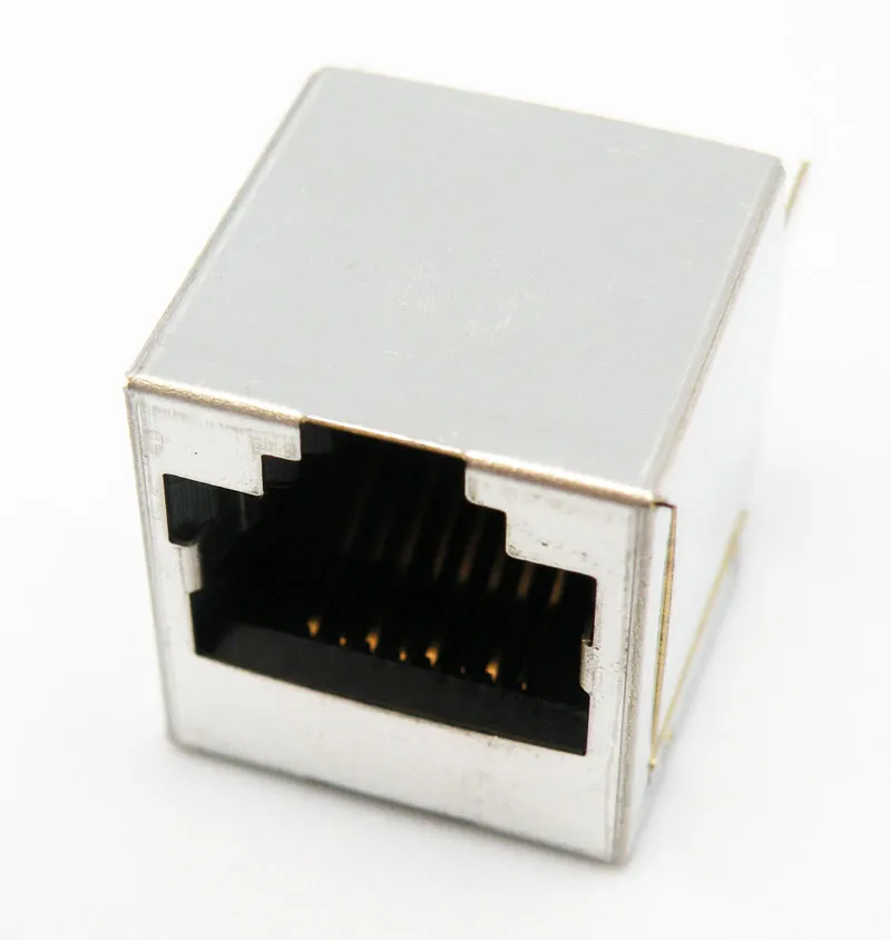 Base RJ45 STP 50U" (8P8C) para PCB, RECTA