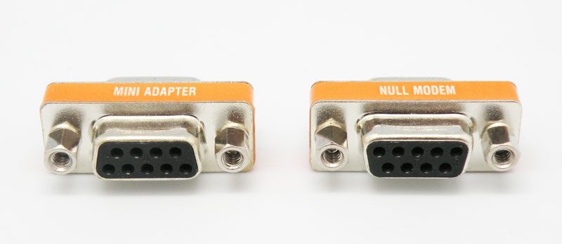 NULL MODEM, DB9F - DB9F, METALL