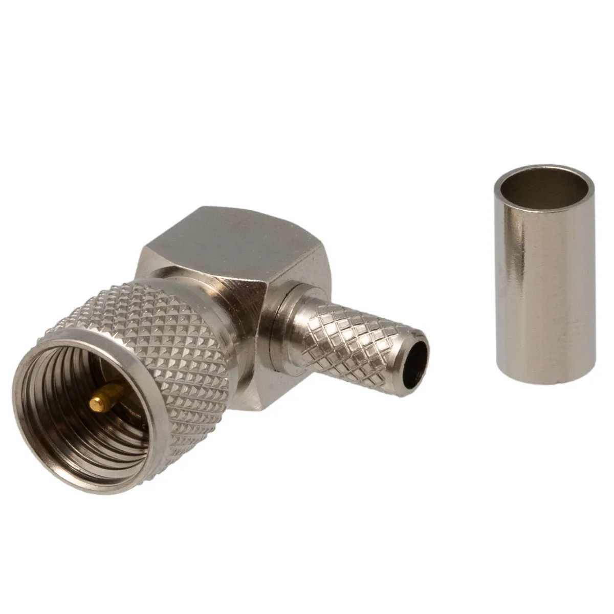 RG-58, MINI UHF MACHO ACODADO, CIRMPAR — imagen 3