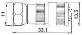 F MACHO, RG59 / RG6 — imagen 2