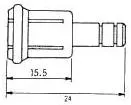 RG59 / 5C2V, F MACHO RAPIDO, CRIMPAR — imagen 2