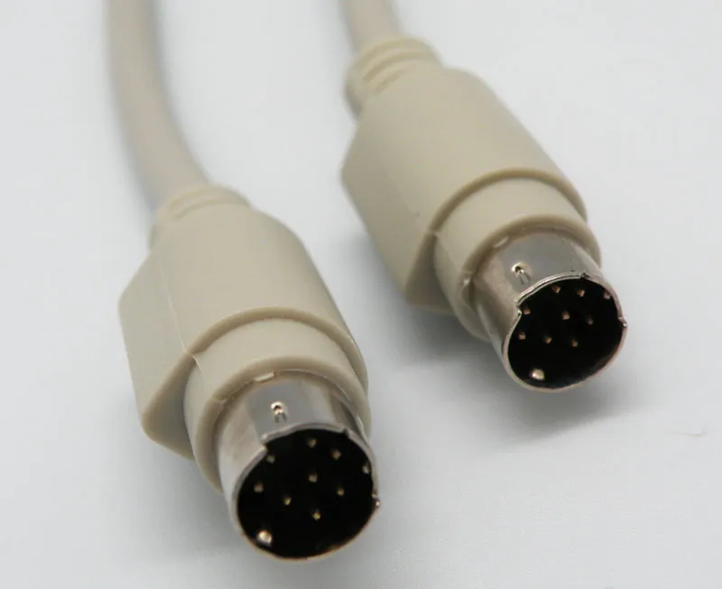 CONEX. TECLADO MINIDIN 8M - MINIDIN 8M, 8C+1, MOLDEADO, RECTO, 1.8m