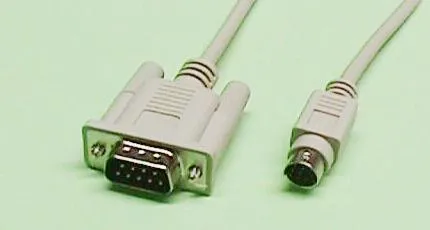MAC-MODEM CABLE, MINDIN 8M - DB9M, 6C+1, MOLDEADO, 1.8m