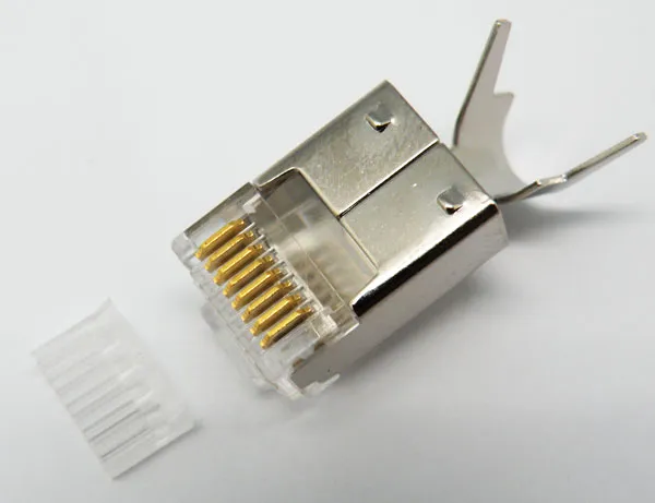 RJ45 HIROSE corto Cat.6 FTP(BLINDADO) + GUIA 8P8C 50U"