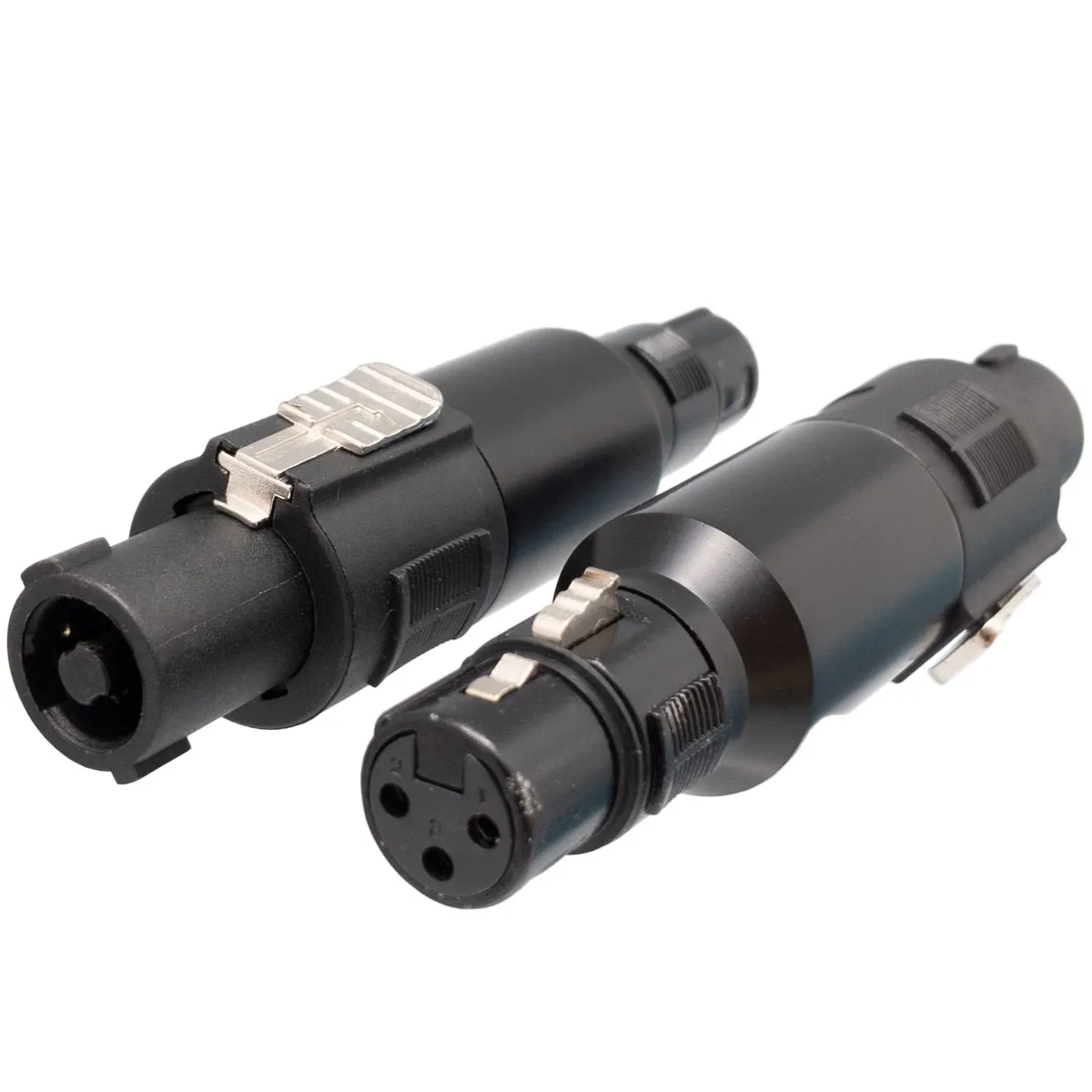 SPEAKON 4P Male Adapter – 3P Micro Female Connector