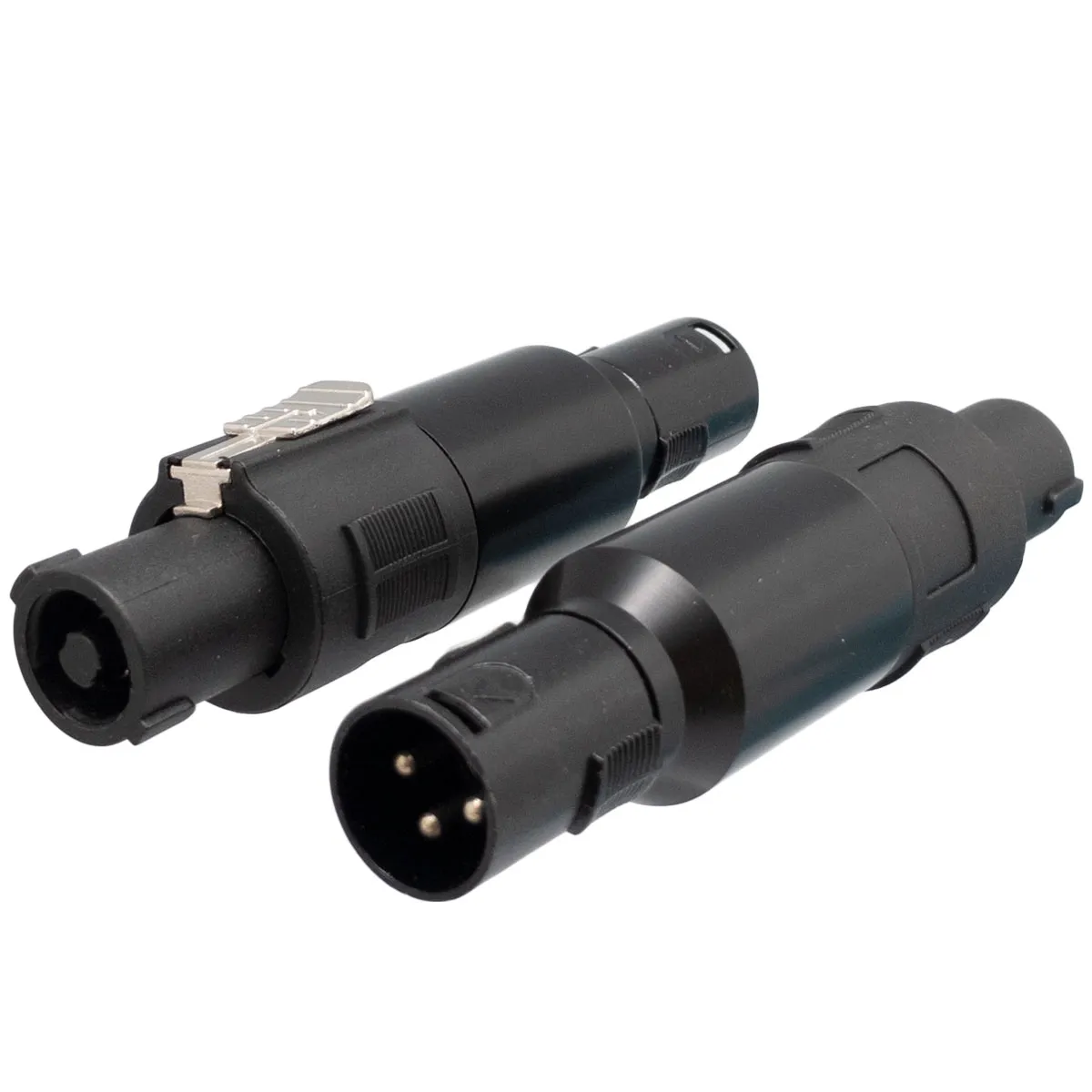 4P SPEAKON Male Adapter - 3P MIC Male