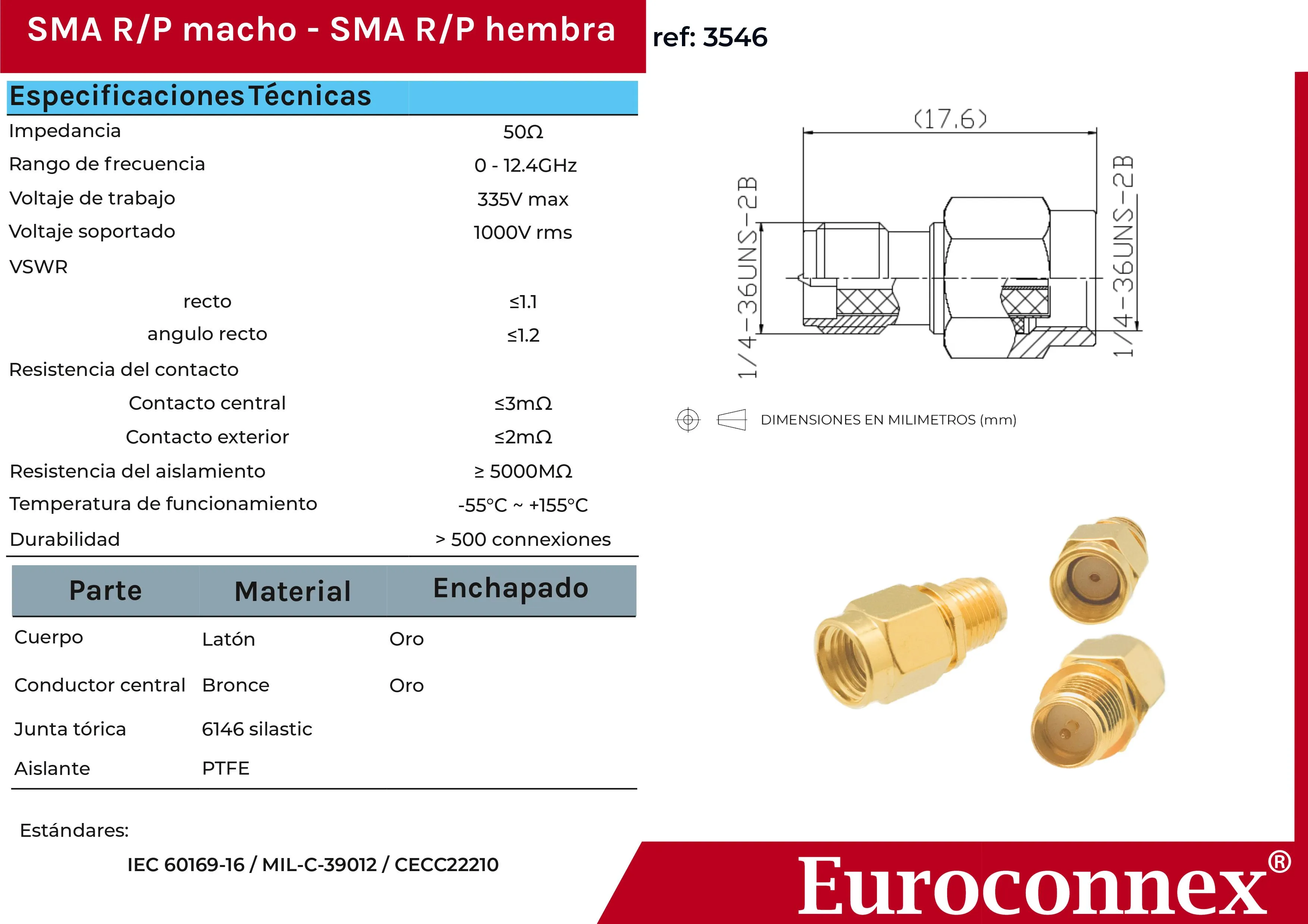 SMA R/P MACHO - SMA R/P HEMBRA — imagen 2
