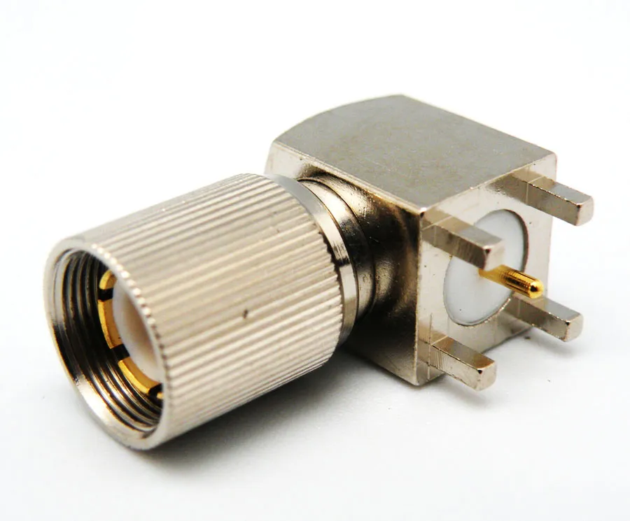 Right Angle 1.6/5.6 Male PCB Mount