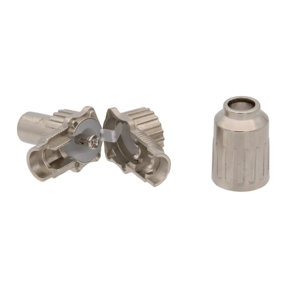 CONECTOR TV MACHO, METALICO — imagen 2
