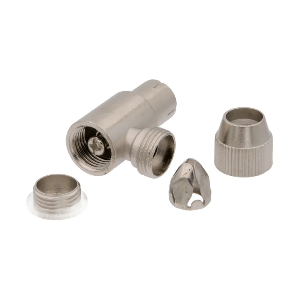 CONECTOR TV HEMBRA, METALICO — imagen 2