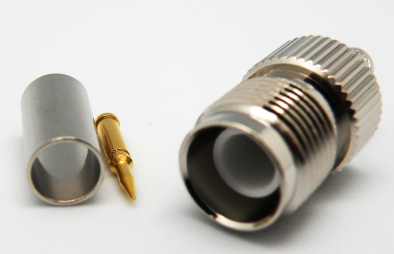 RG58 / LMR200, R/P TNC FEMALE CRIMP TYPE