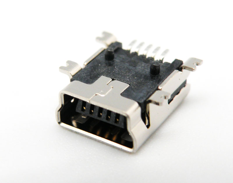 5P. MINI USB-B HEMBRA