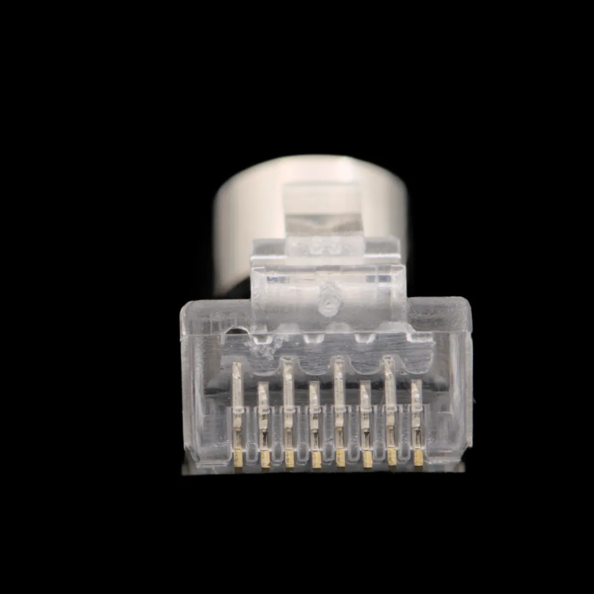 RJ45 Cat.7 STP 8P8C con guia - 1µ [10Gpbs 600MHz] — imagen 2