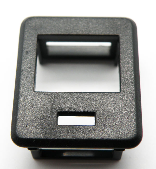 SOPORTE DE COLOR PARA PATCH PANEL VACIO, NEGRO