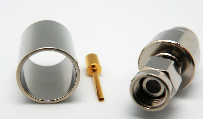 RG213 / LMR400, R/P SMA Male Crimp Type