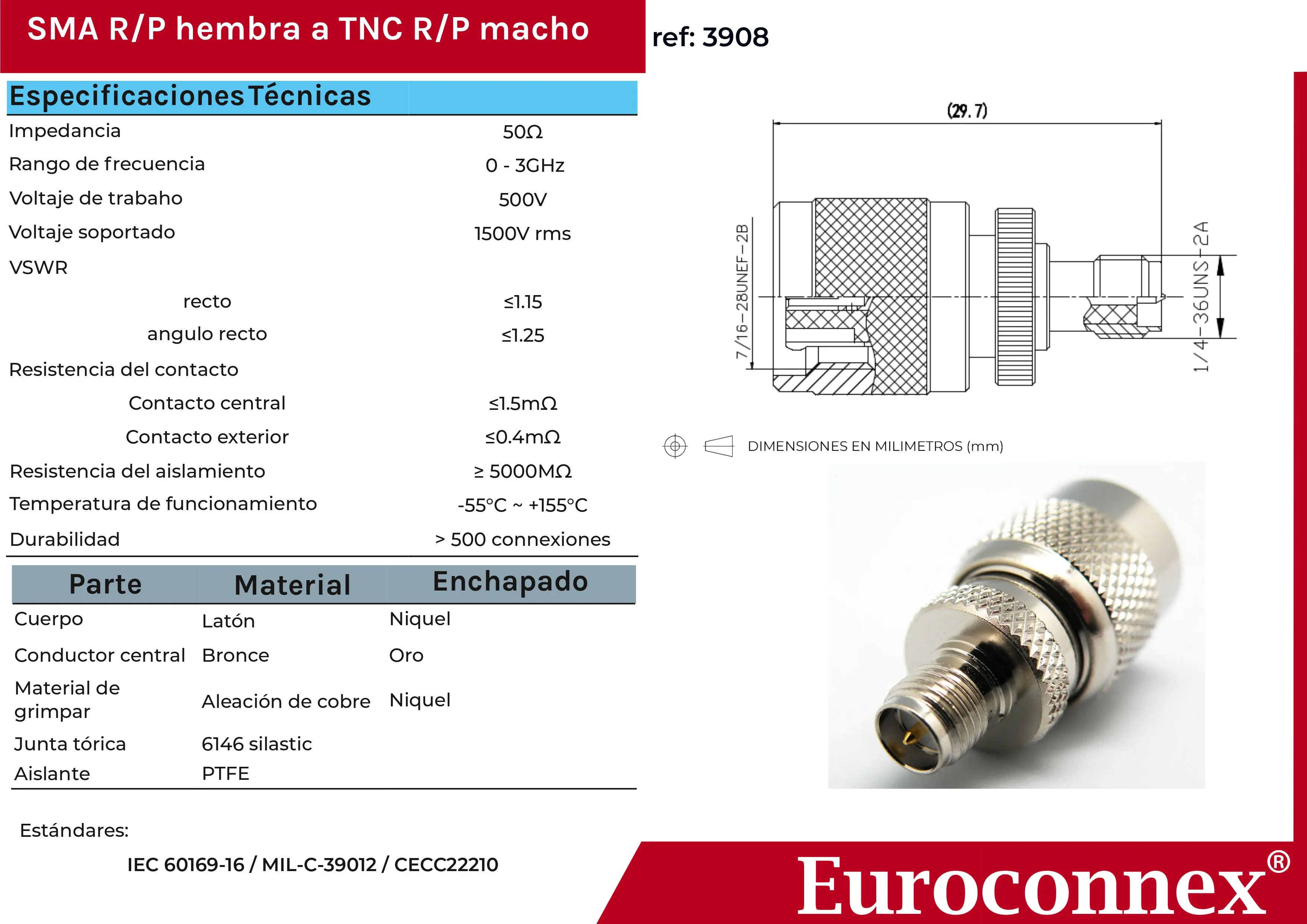 SMA R/P HEMBRA - TNC R/P MACHO — imagen 2