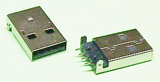 USB  A Mâle (SMD), droit