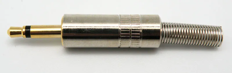 3.5mm MONO MACHO, CONTACTO DORADO