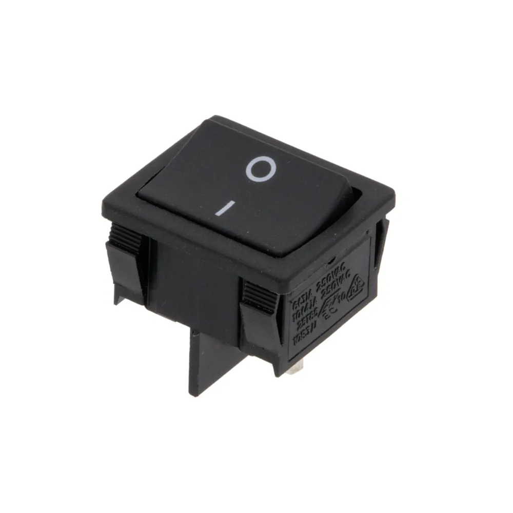 4P. Rocker Switch On-Off, 125V. 10A (250V.- 6A)