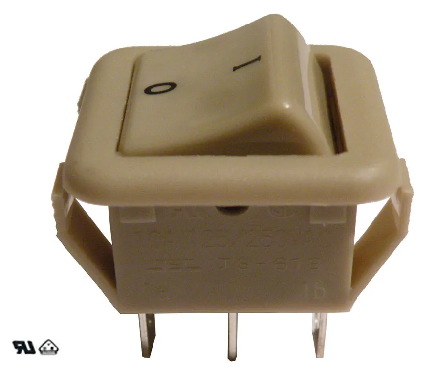 6P Pushbutton ON-ON, 125V. 16A (250V.- 16A)