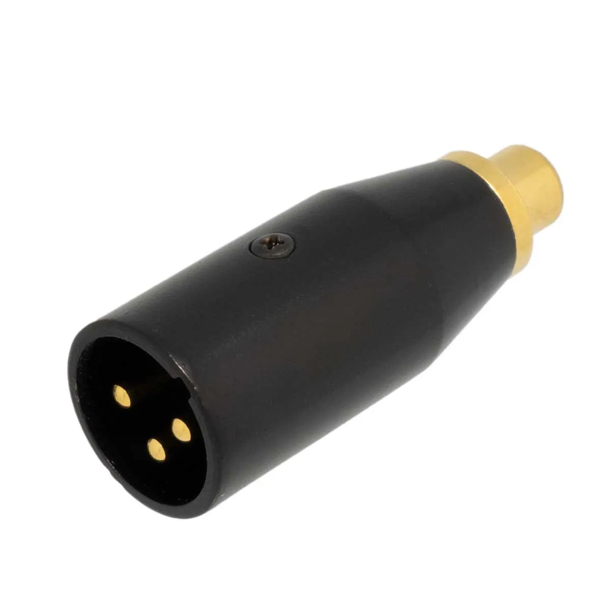 3P. MICRO MACHO a RCA HEMBRA, DORADO — imagen 2