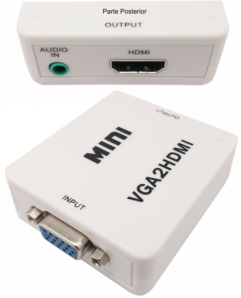 Conversor VGA + Audio 3.5mm St a HDMI, Econòmic