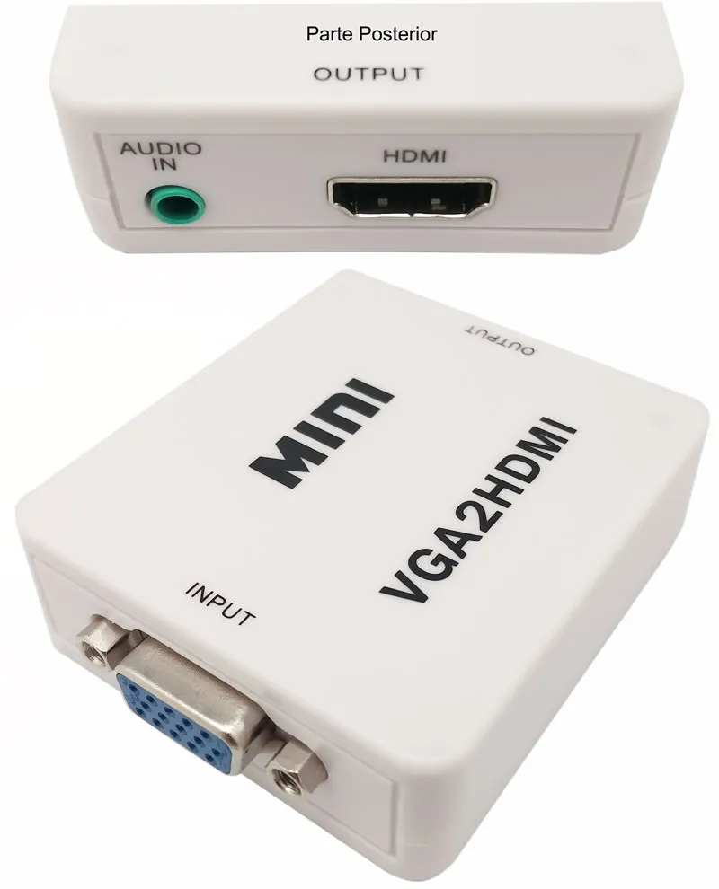 Conversor VGA + Audio 3.5mm St a HDMI, Econòmic
