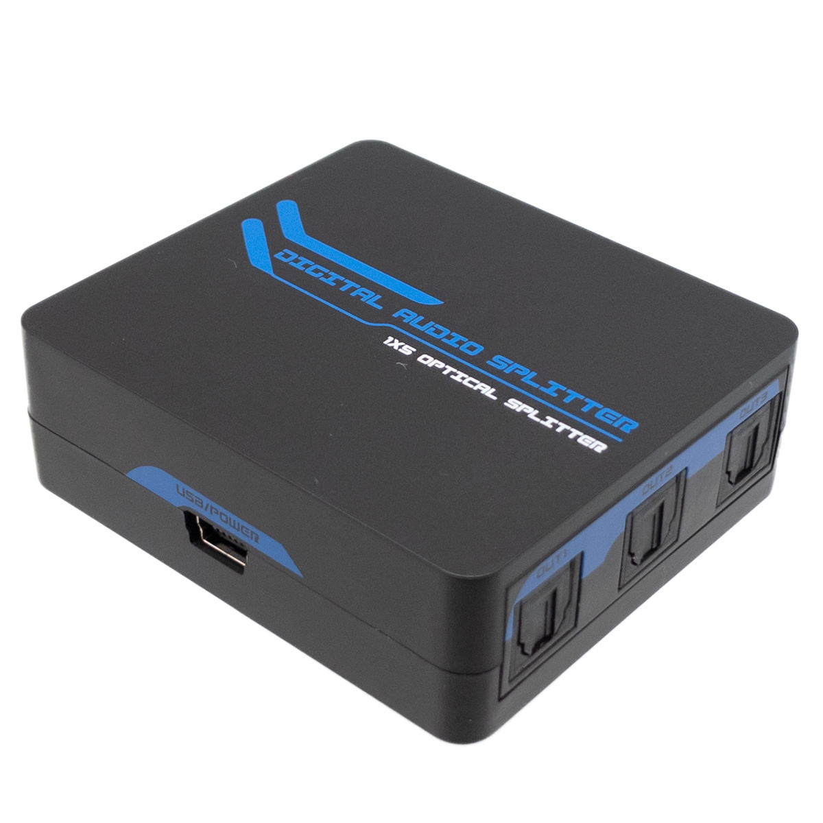 Splitter de audio digital SPDIF/Toslink 1x5