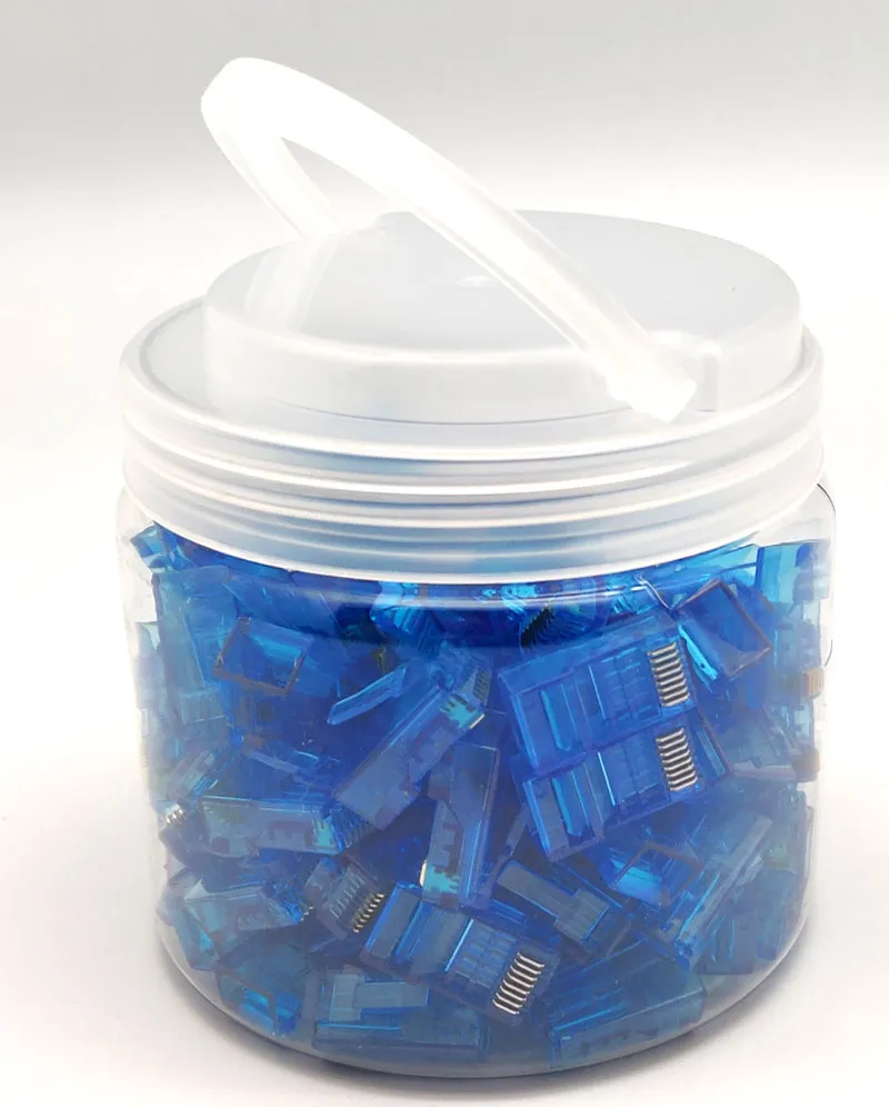 UTP Cat. 6 RJ45, SIN GUIAS, Azul — imagen 2
