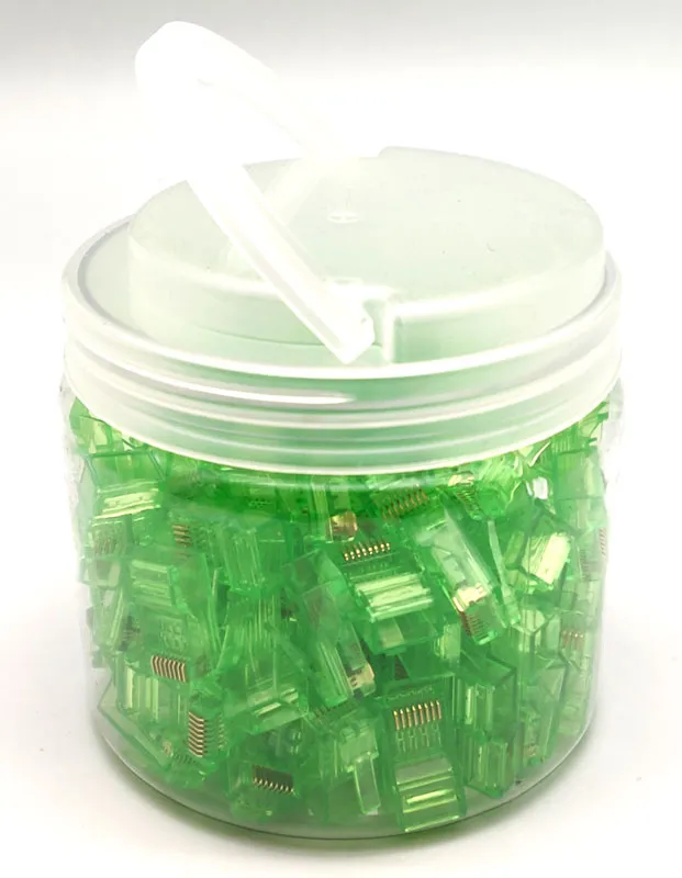 UTP Cat. 6 RJ45, SIN GUIAS, Verde — imagen 2