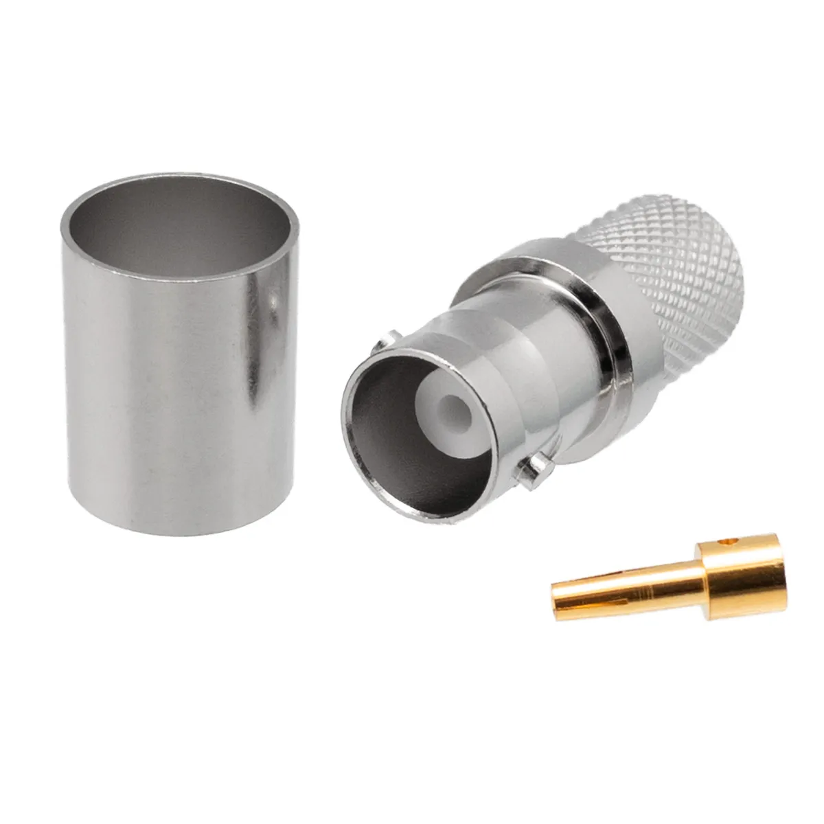 RG-213, BNC Hembra crimpar