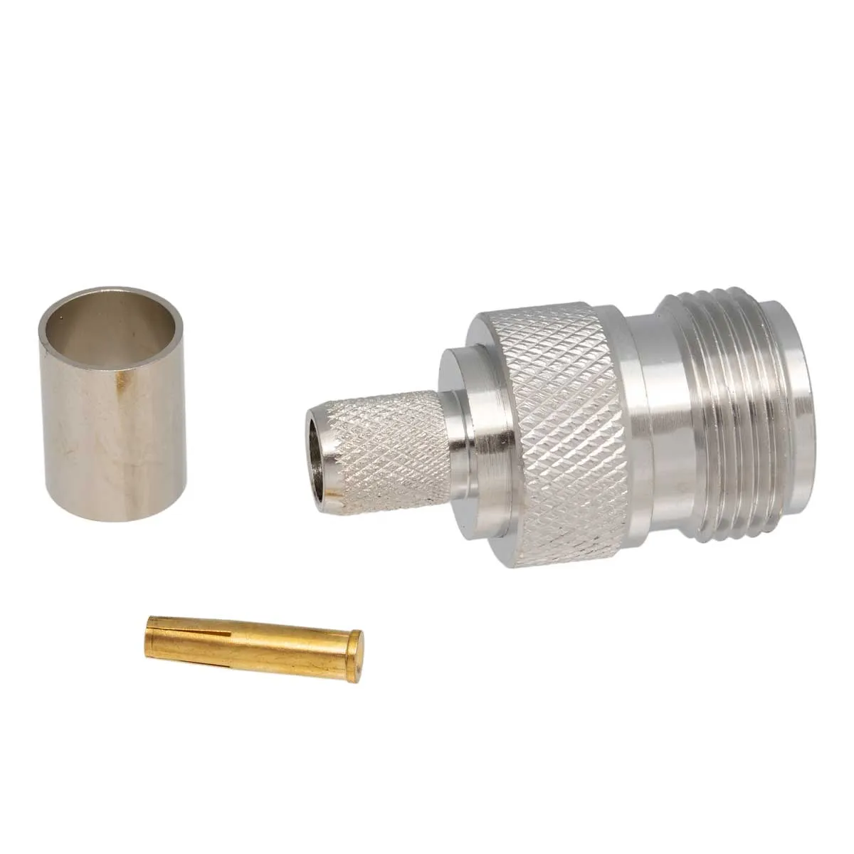 RG-6, N Hembra Crimpar, PTFE — imagen 4