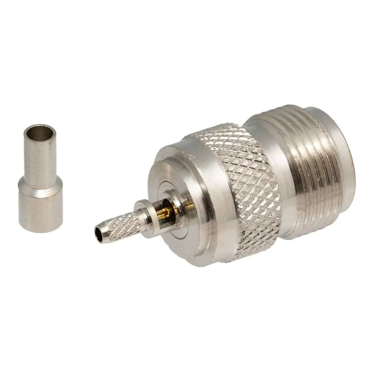 RG-179, N Hembra Crimpar, PTFE — imagen 4