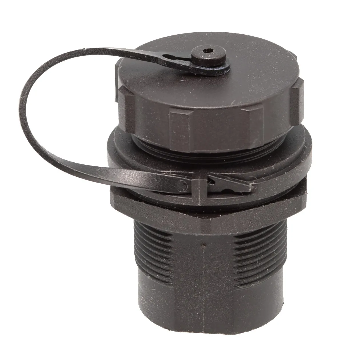 Adaptador FTP RJ45 Hembra-Hembra para empotrar con rosca, incluye tapa — imagen 2
