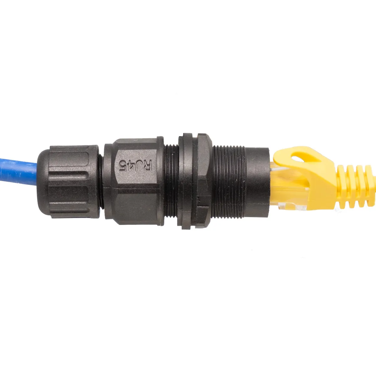 Adaptador FTP RJ45 Hembra-Hembra para empotrar con rosca, incluye tapa — imagen 5