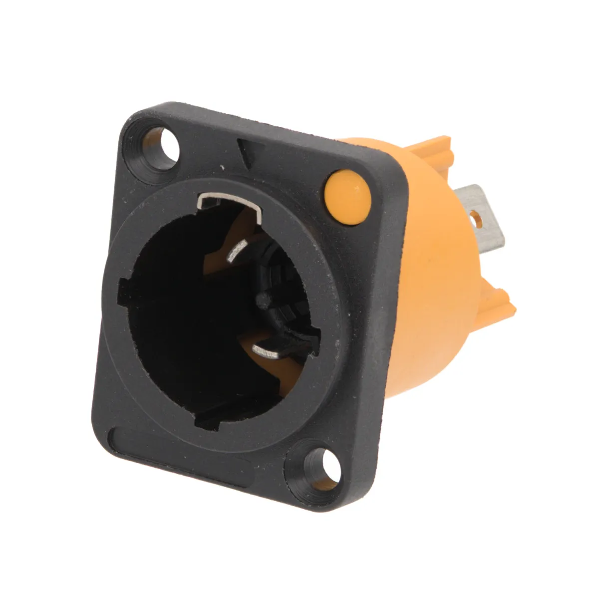 Base macho para connectores de corriente 3 Contactos 20A, compatible con powerCON TRUE1