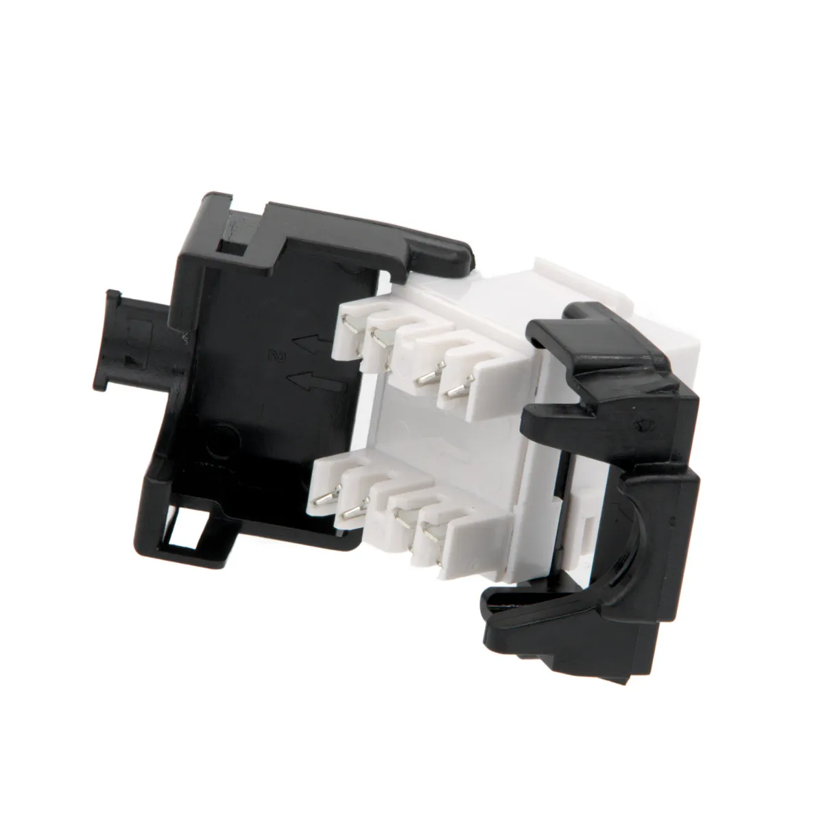 RJ45 UTP Keystone Cat.6 sin herramientas, 180 grados — imagen 2