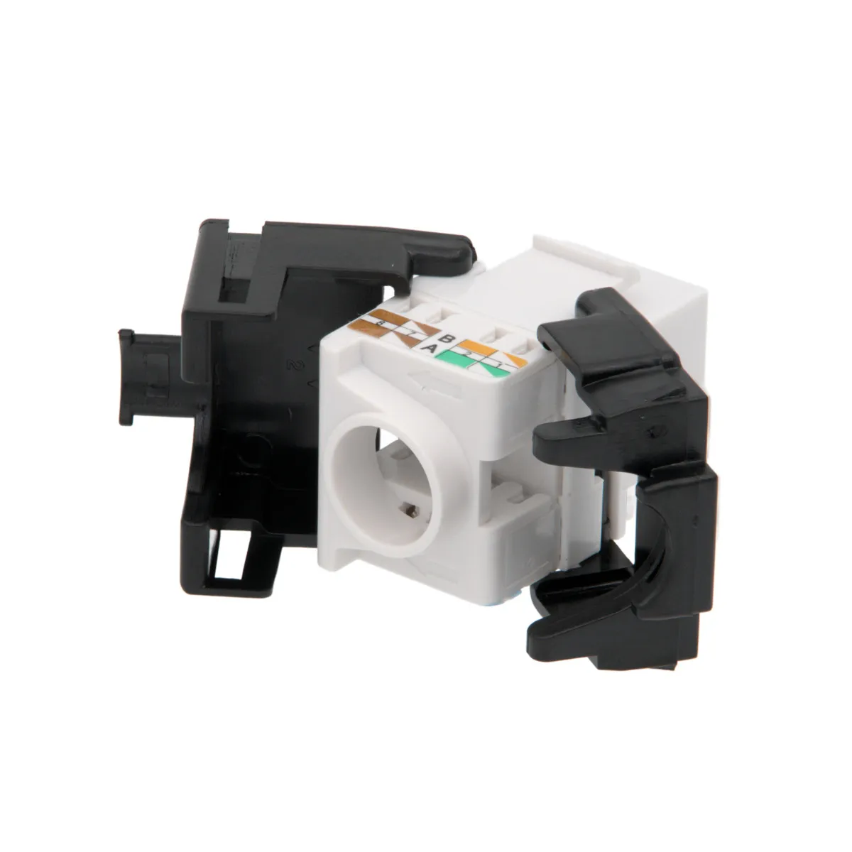 RJ45 UTP Keystone Cat.6 sin herramientas, 180 grados — imagen 4