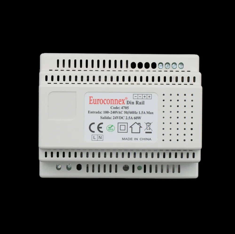 F. Alimentación Carril Din 24V 2.5A 60W — imagen 3