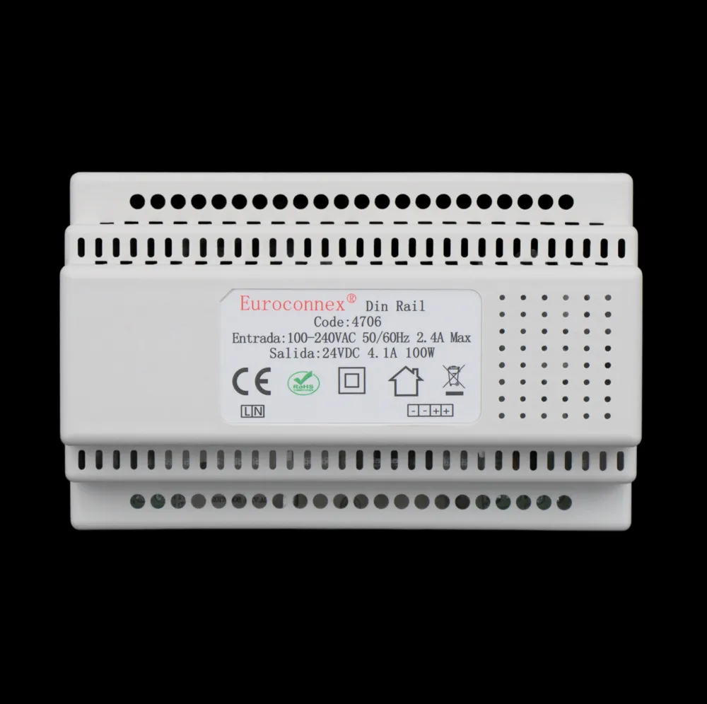 F. Alimentación Carril Din 24V 4.1A 100W — imagen 3