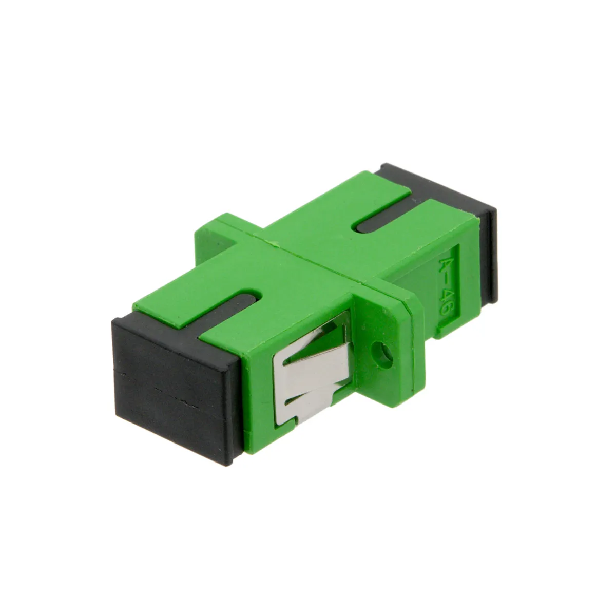 SC/APC SM SX adapter with tabs for patch panel