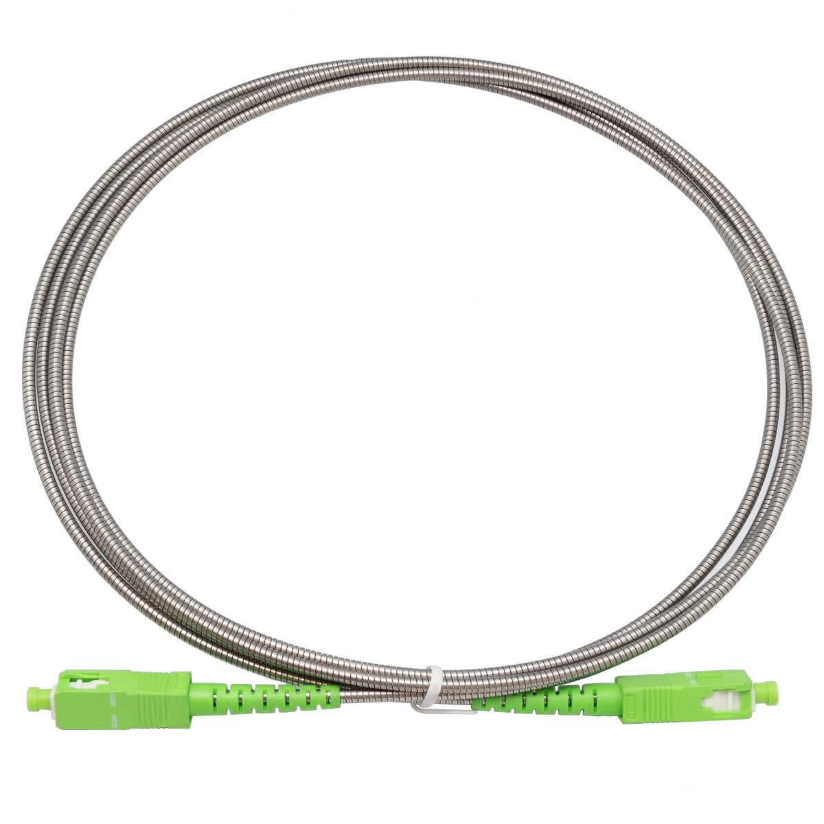 SC/APC-SC/APC Blindado LSZH Simplex Monomodo, 1m
